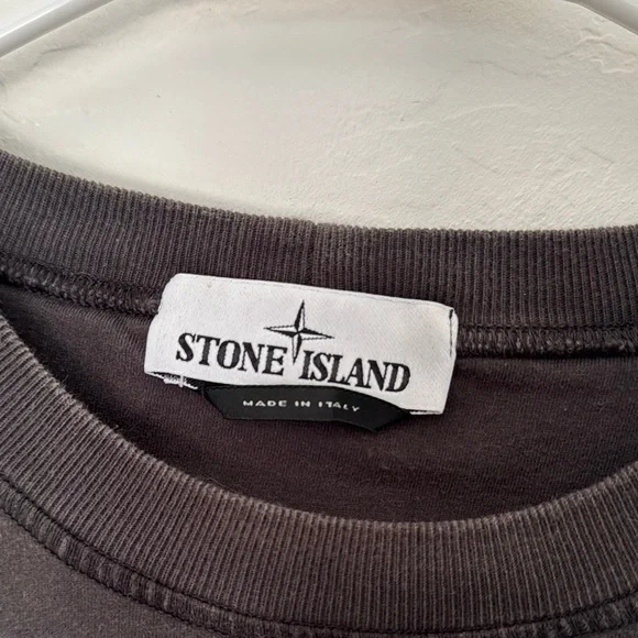Stone Island Black Short Sleeve Tee - Picture 2 of 4